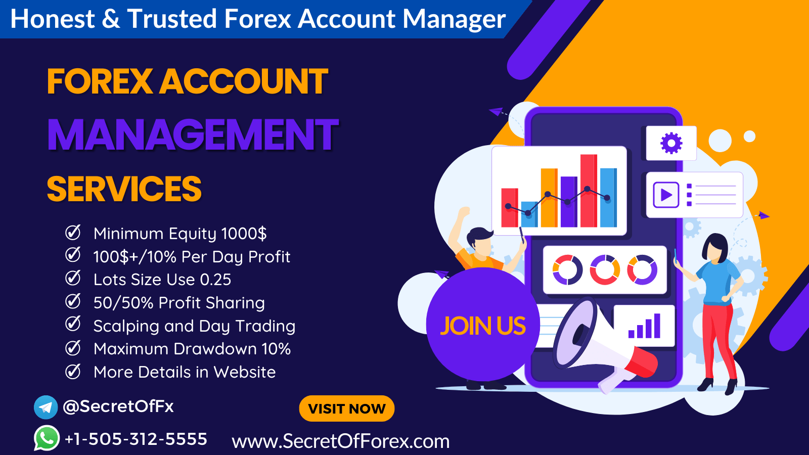 forex funded account management