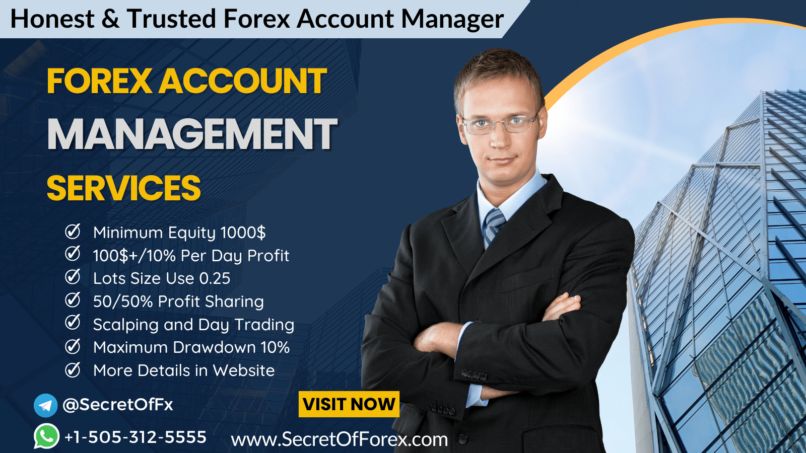 managed forex accounts high return